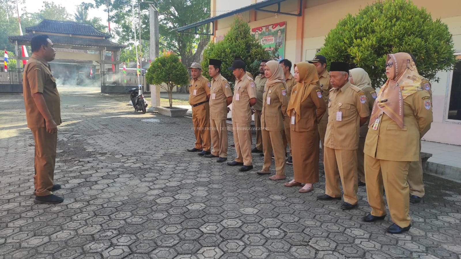 Pelaksanaan Apel Pagi, 05 Agustus 2024