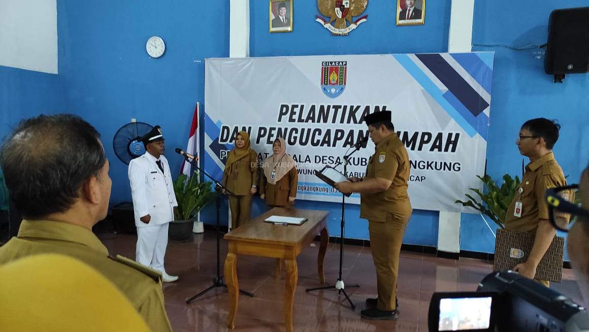 PELANTIKAN DAN PENGUCAPAN SUMPAH PJ KEPALA DESA