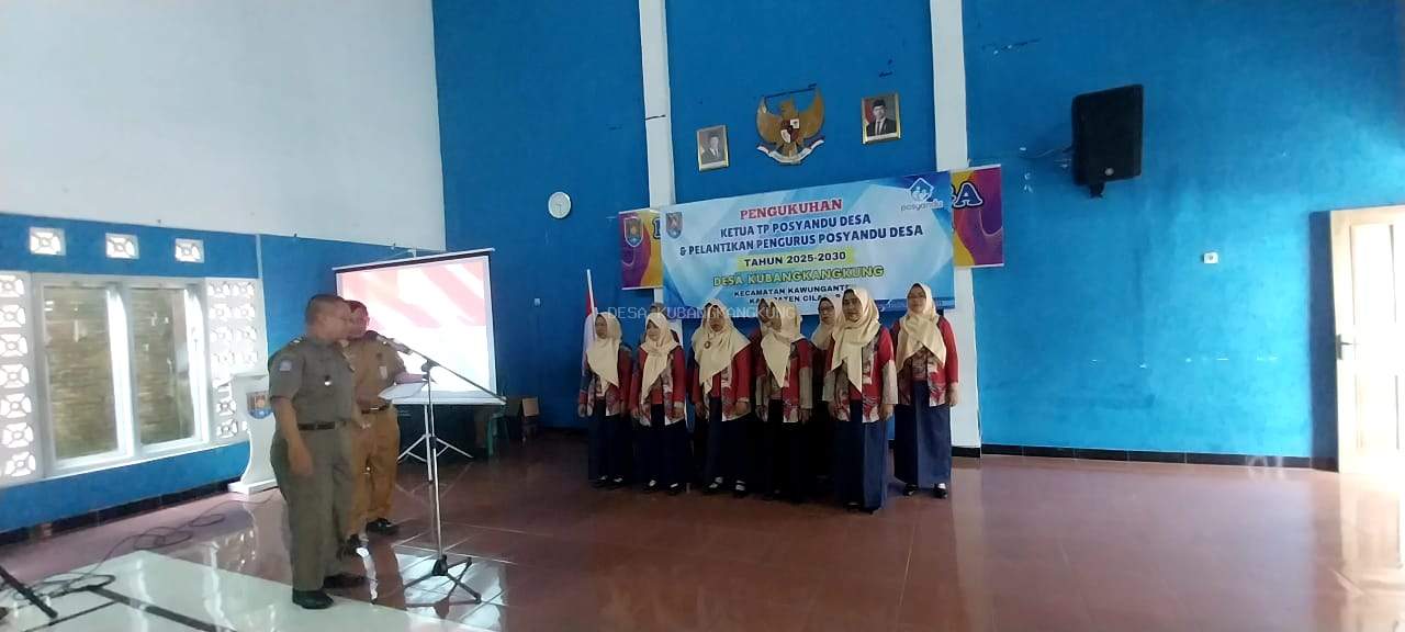 Pengukuhan TP Posyandu Desa dan Pelantikan Pengurus Posyandu