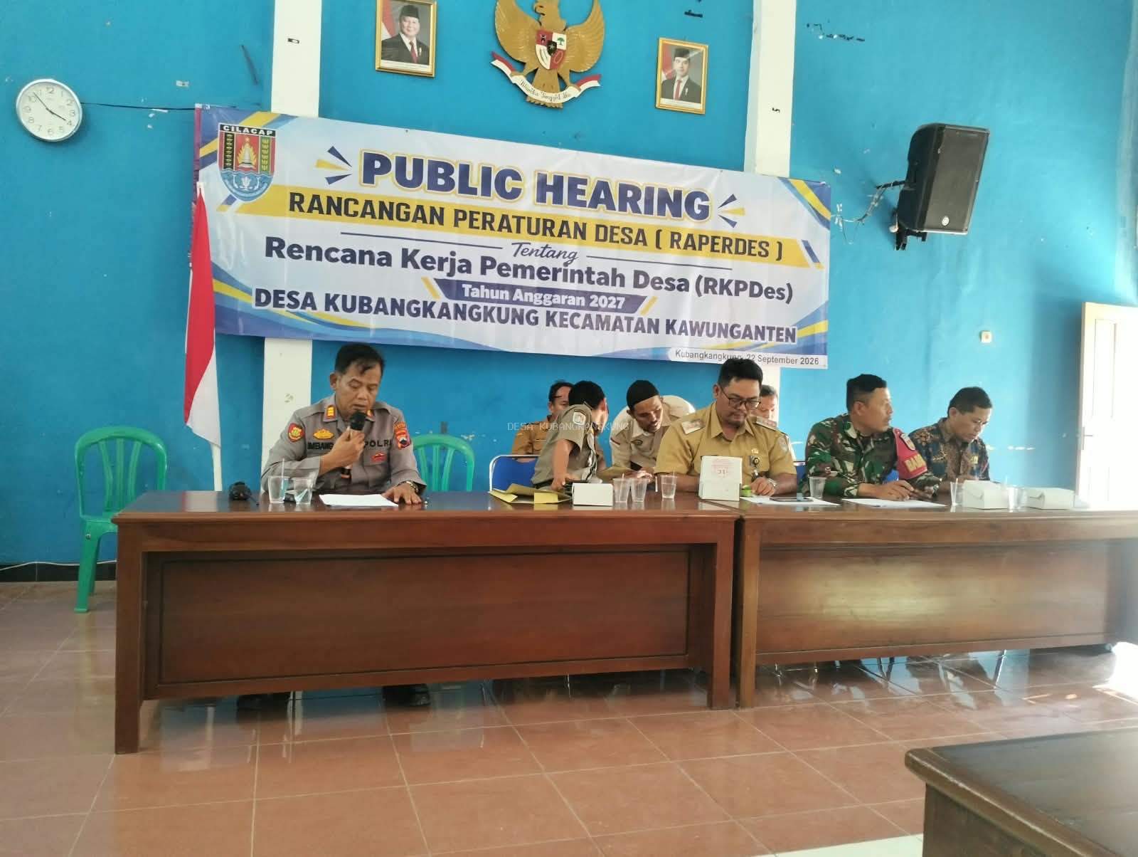 Rancangan Peraturan Desa (RAPERDES) tentang Rencana Kerja Pemerintah Desa (RKPDes) 2027
